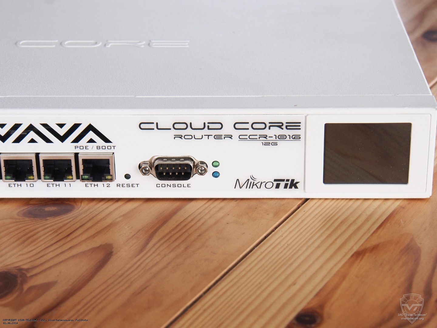 ������ ��� ����������� ������� � �������������� Mikrotik CCR1016-12G