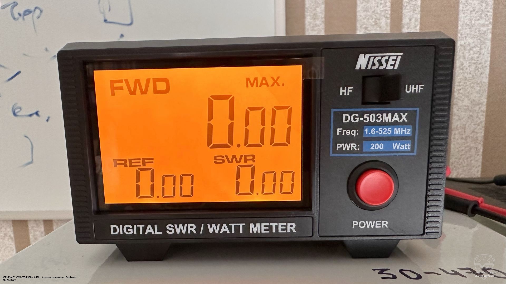 Прибор для измерения мощности DMR радиостанций - Nissei DG-503 MAX |  фотография от ЗАО Вива-Телеком