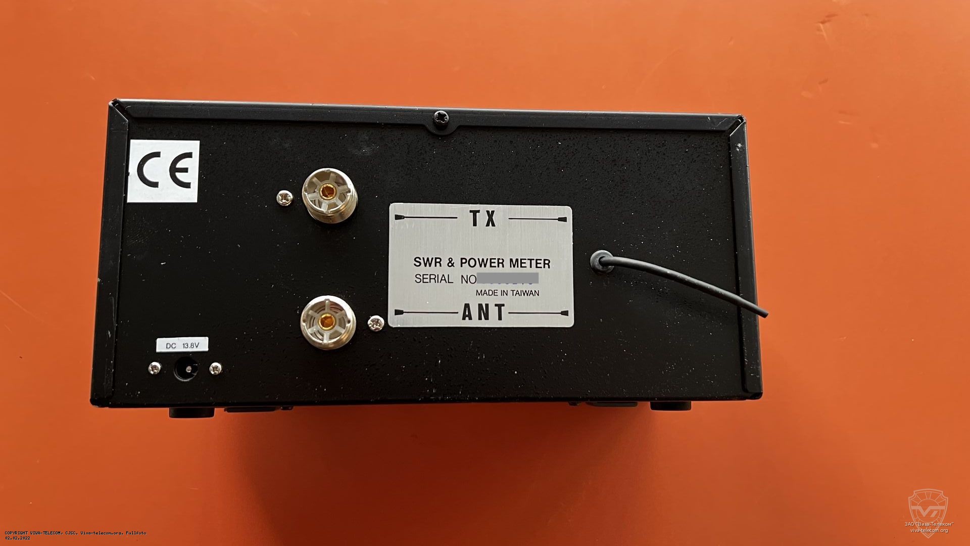 Вид сзади прибора Nissei TM-4000X. Nissei TM-4000X Вид сзади прибора Nissei TM-4000X