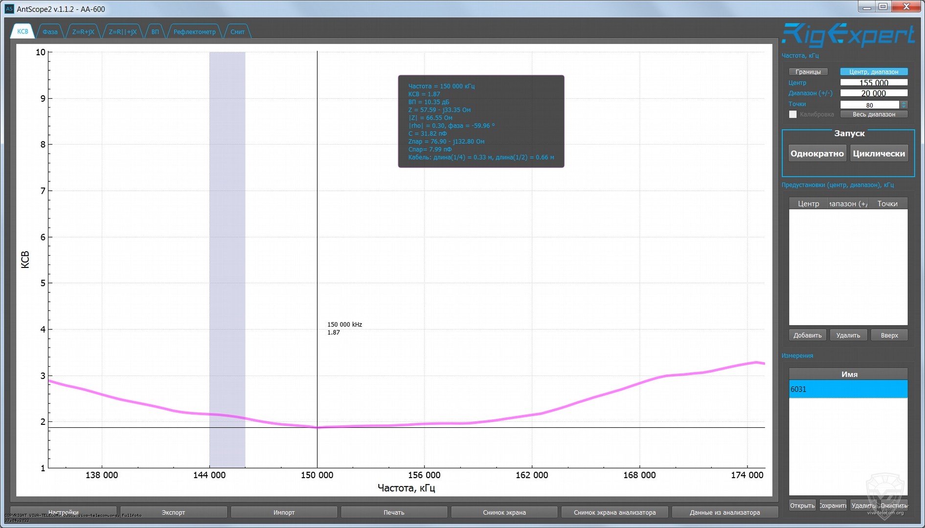 ������ ��� ������� Opek HR-603VU � ��������� 136-174 ���