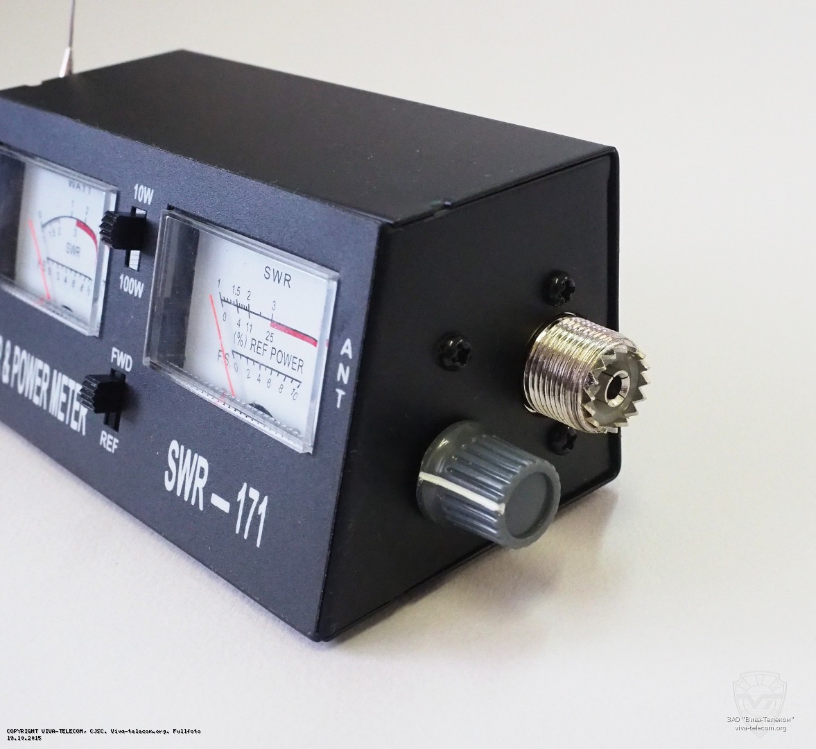 Разъем для подключения антенны КСВ метра Optim SWR-171 | фотография от ЗАО  Вива-Телеком