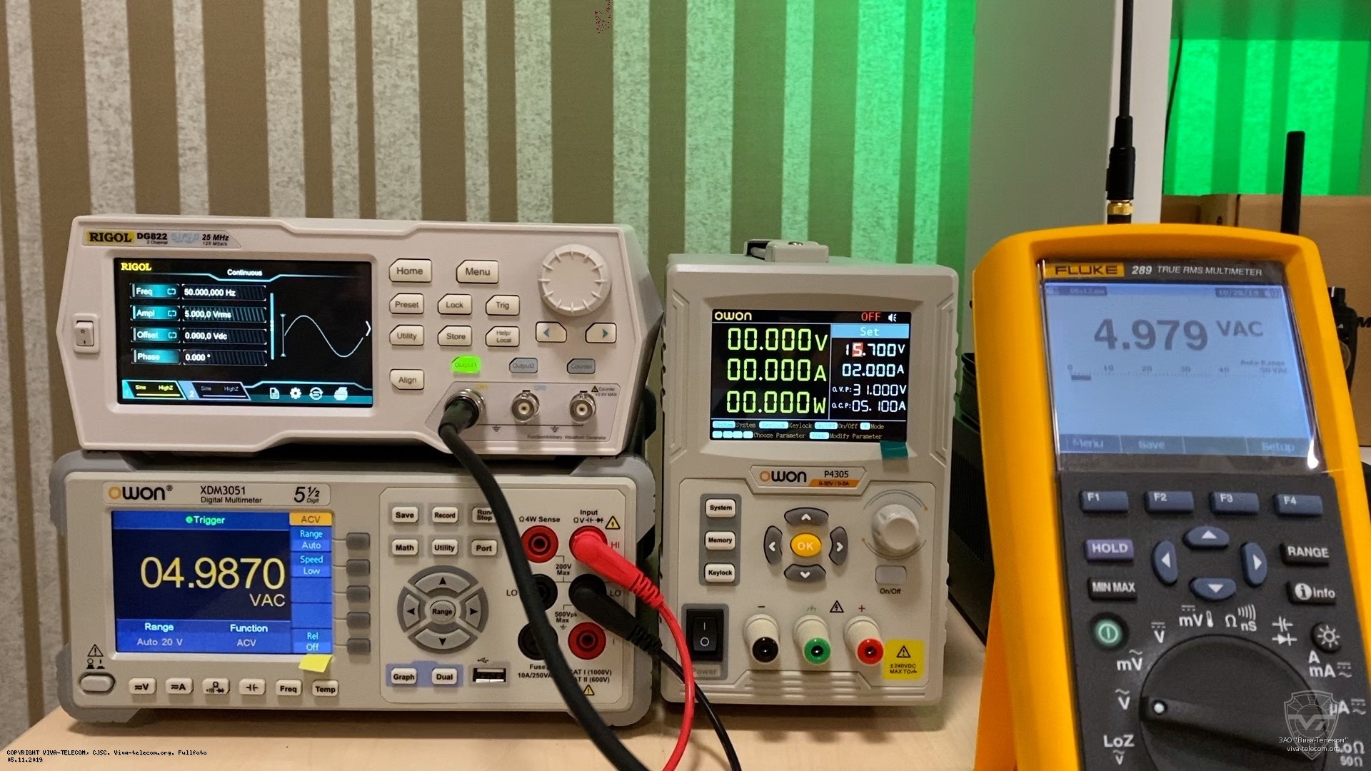 �������� ������ ����������� OWON XDM3051