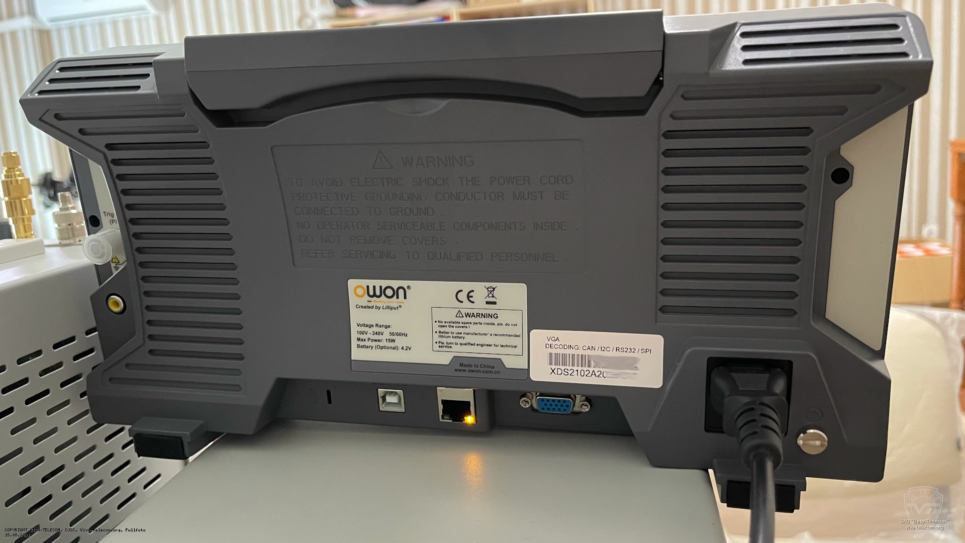 ��� ������������ OWON XDS2102AV �����