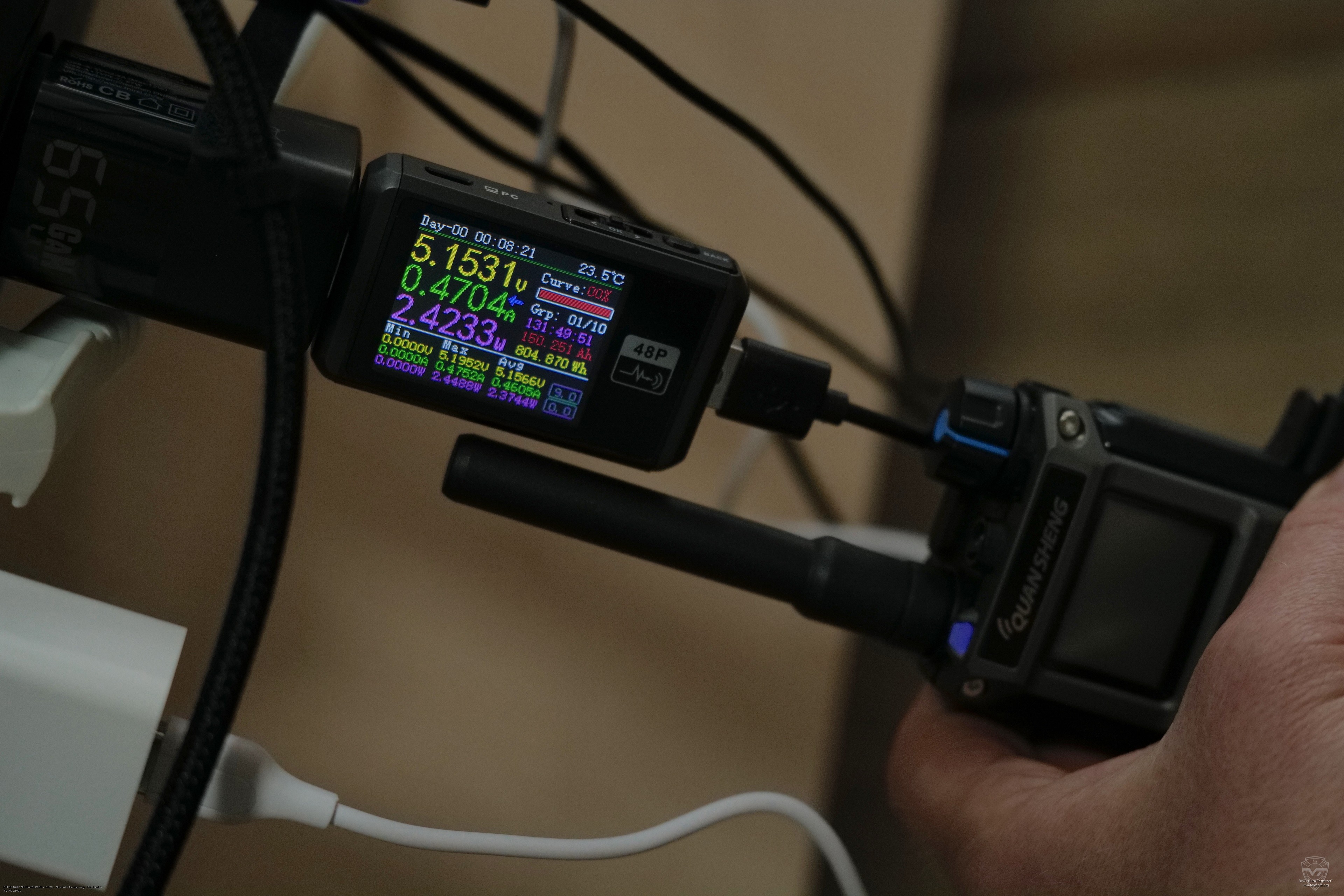 Мощность зарядки малой батареи QuanSheng UV-K1. QuanSheng UV-K1 Мощность зарядки малой батареи QuanSheng UV-K1