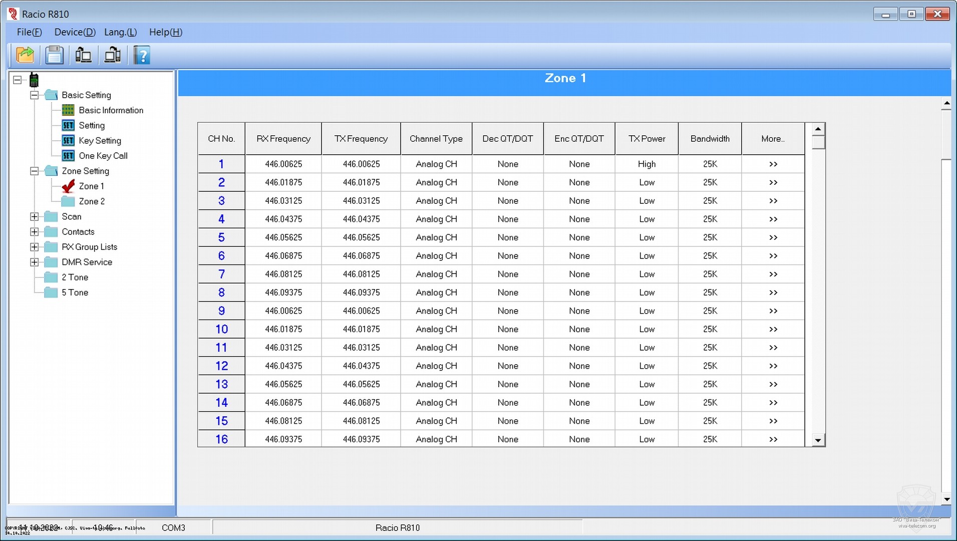 ������ ������������ Racio R810