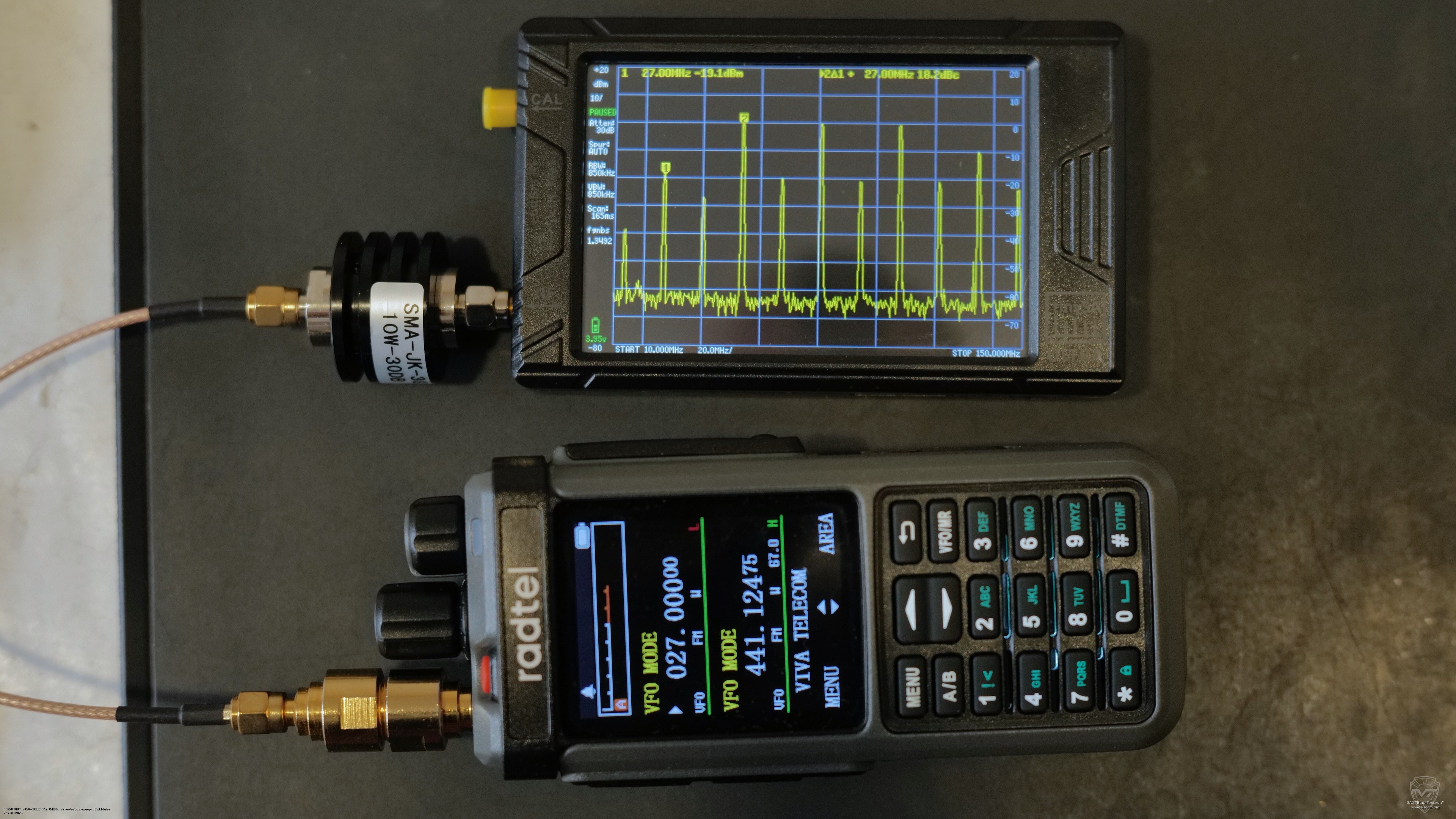 �������� ��������� ������������ Radtel RT-6D �� ������� 27 ���