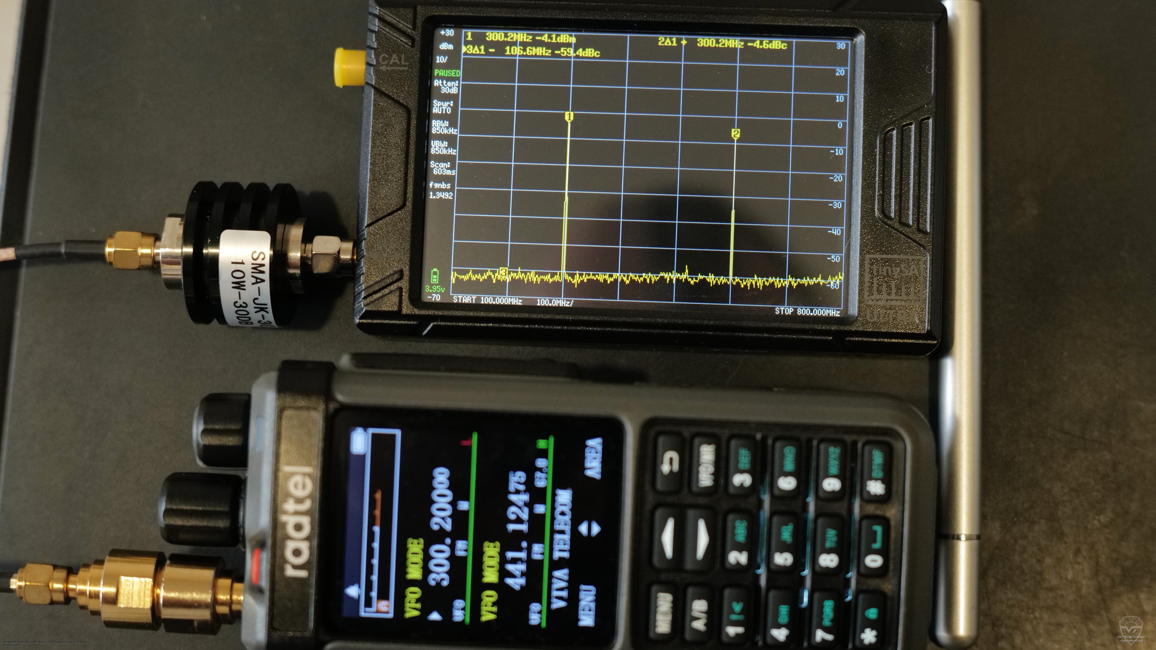 �������� ��������� ������������ Radtel RT-6D �� ������� 300 ���