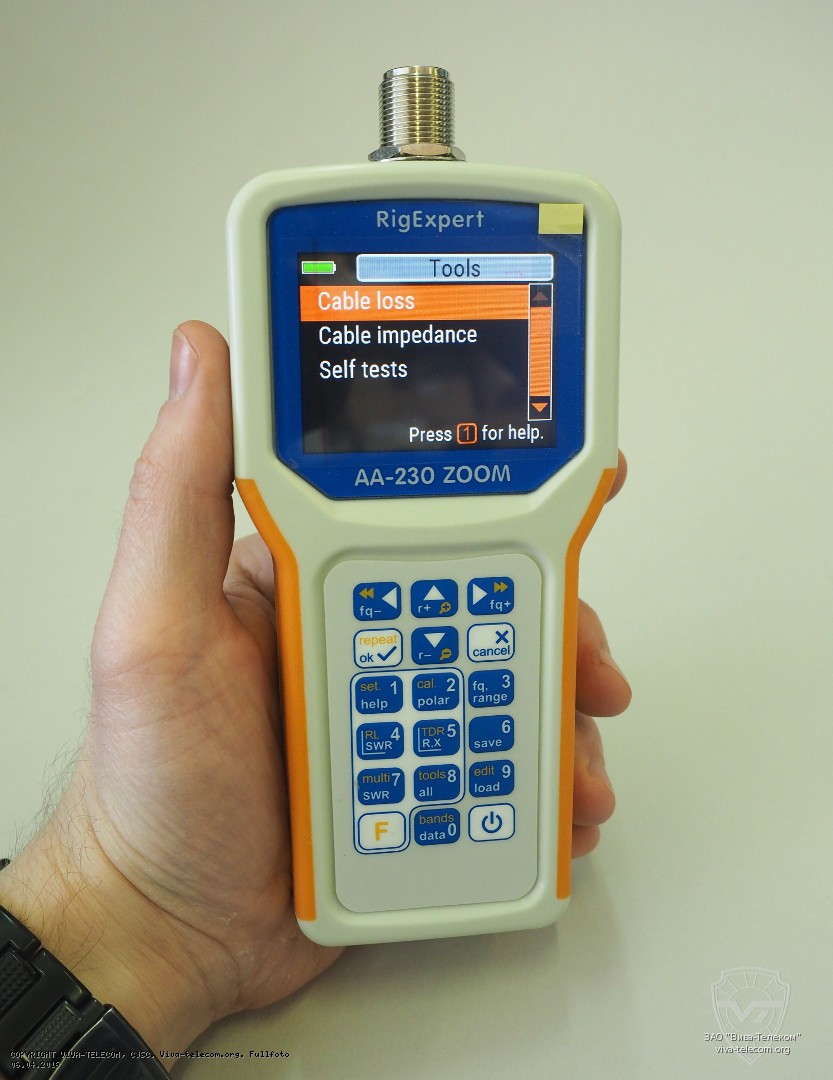 �������������� ������ ��������� ����������� RigExpert AA-230 Zoom