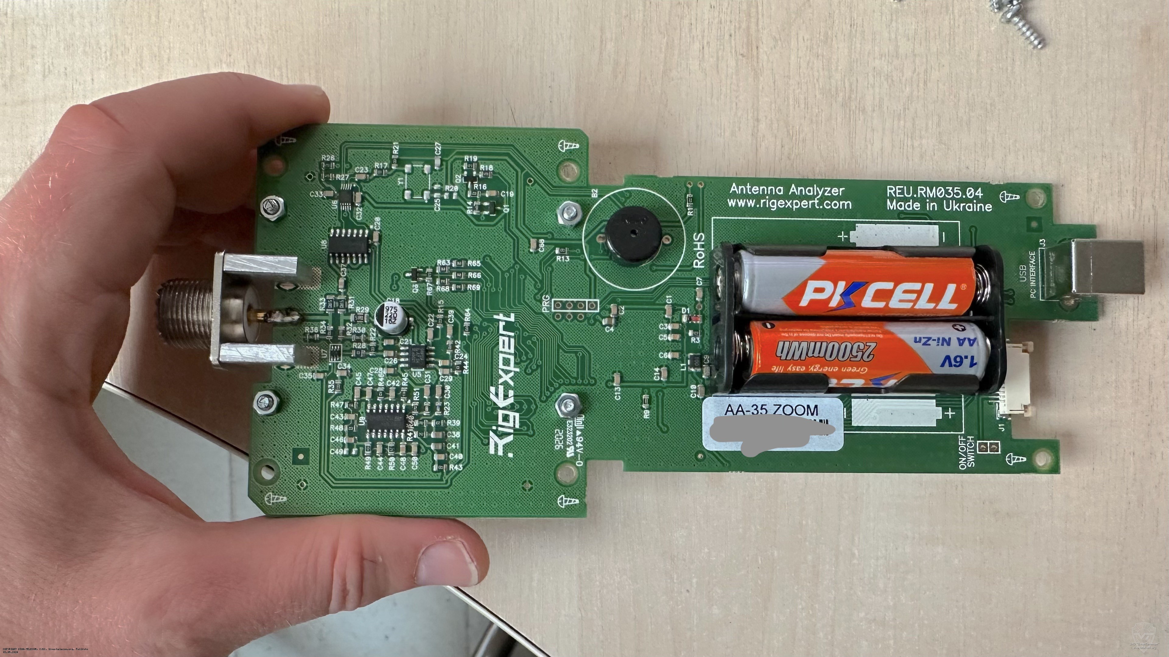 �������� ����� ����������� ������ RigExpert AA-35 Zoom