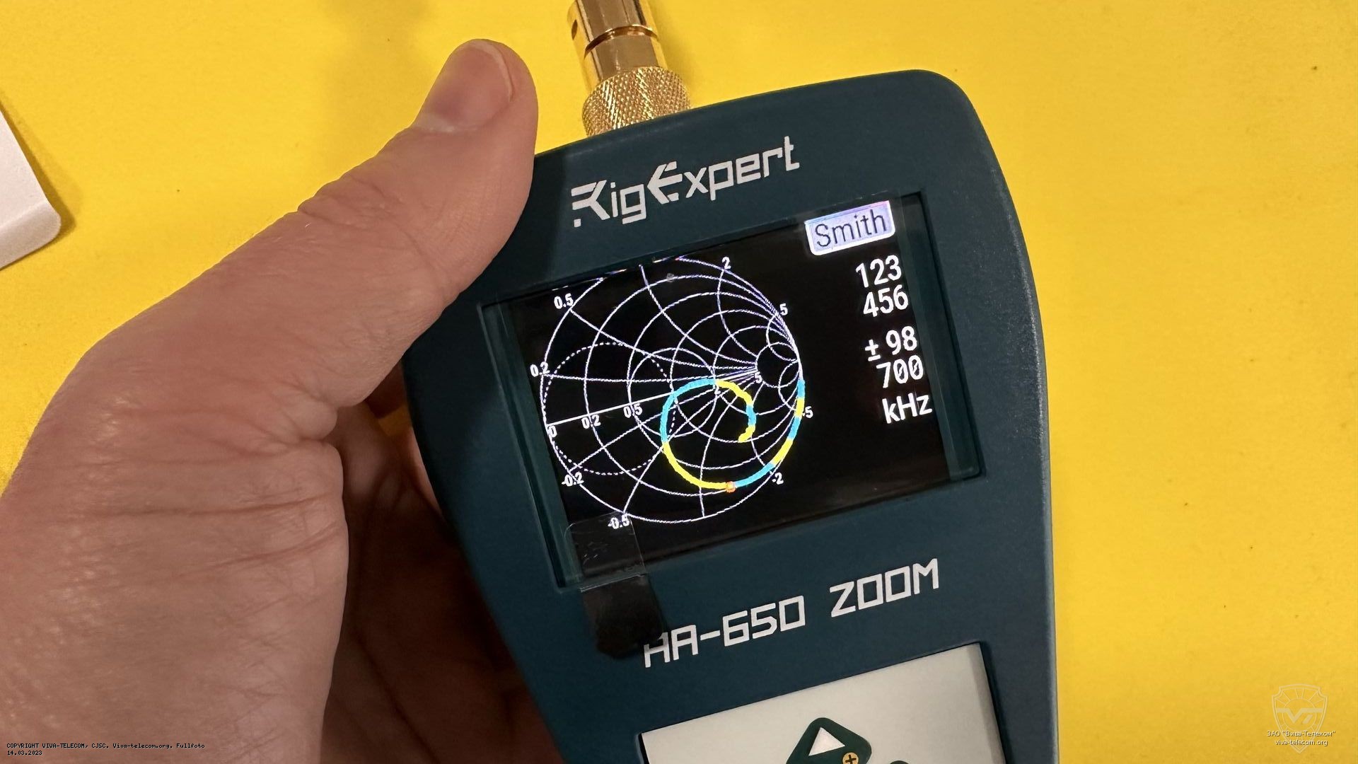 ��������� ����� ����������� RigExpert AA-650 Zoom