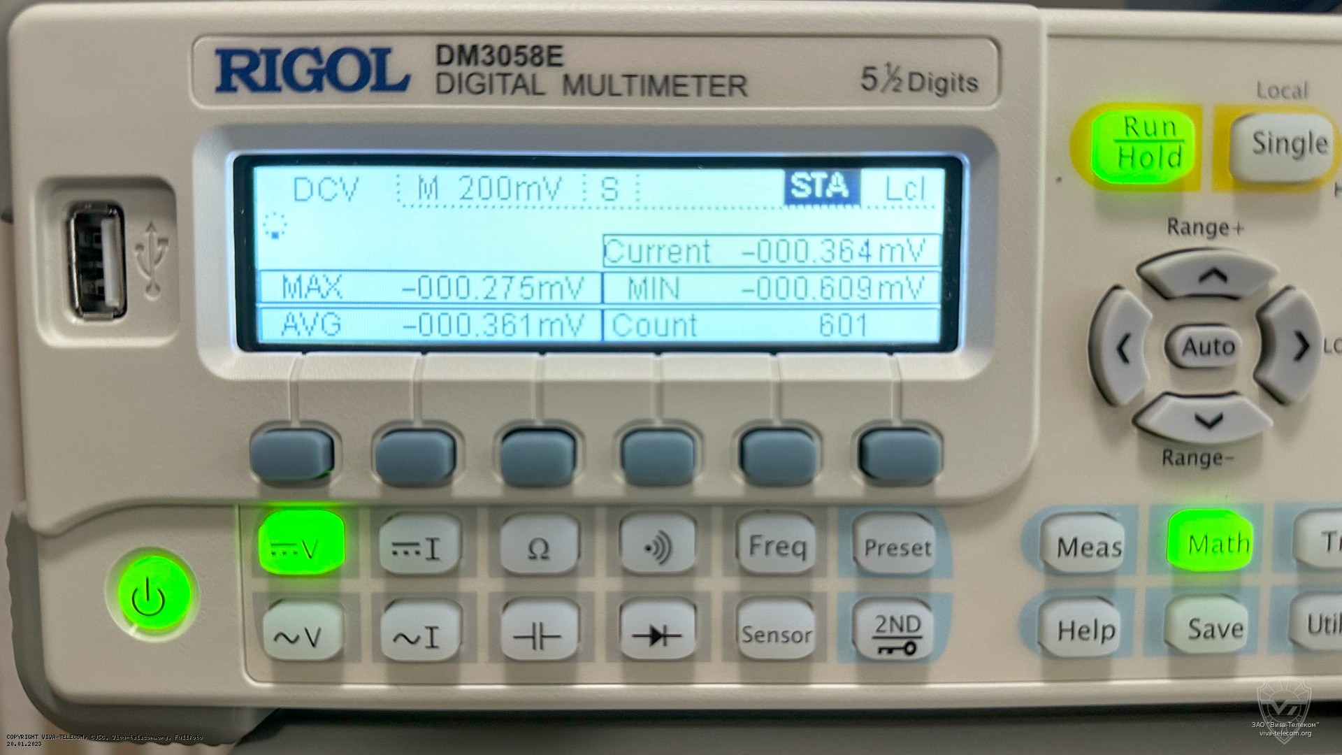 ����� ���������� ����������� RIGOL DM3058E