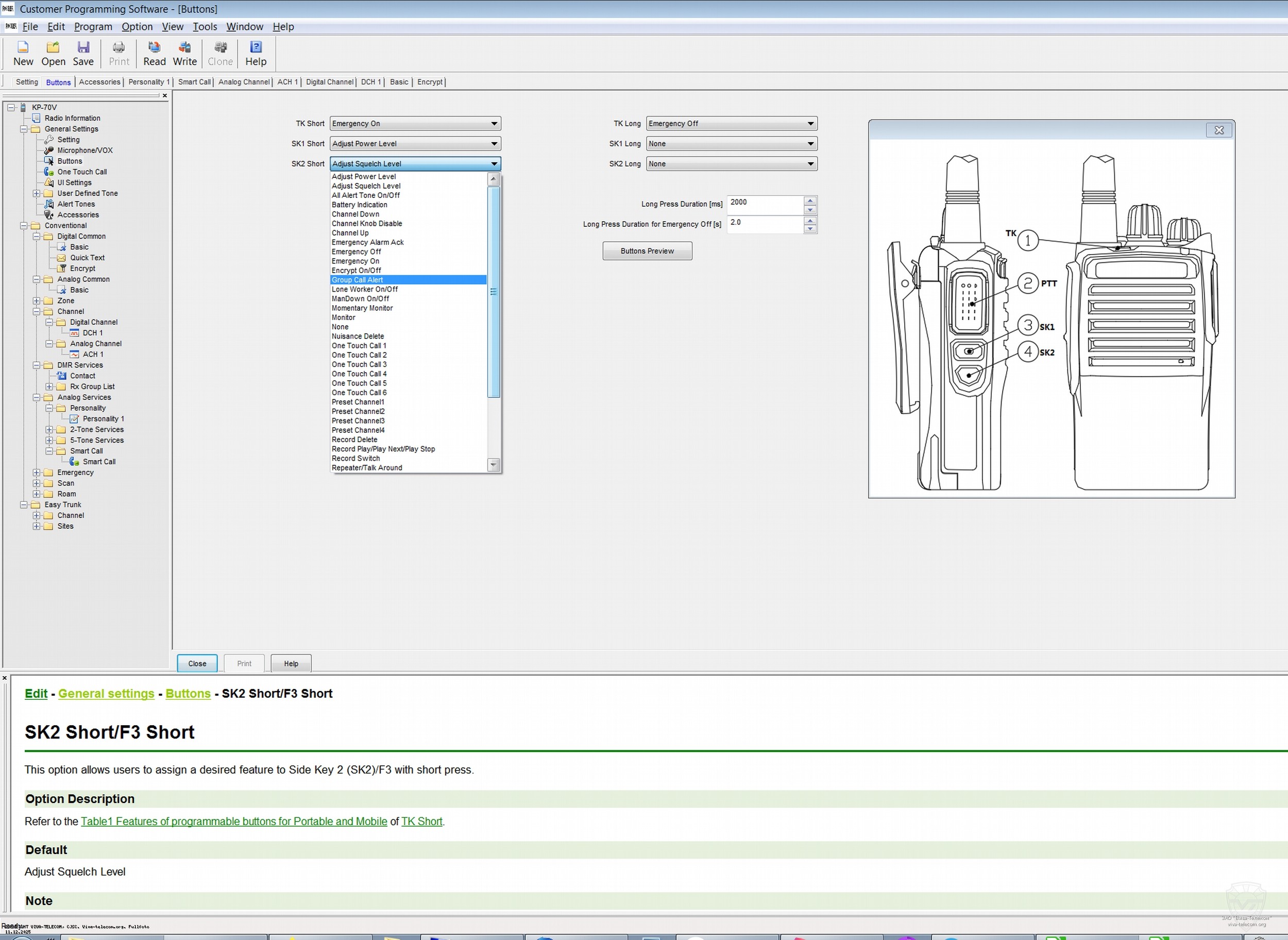 Назначение кнопок радиостанции Roger KP-70. Roger KP-70 Назначение кнопок радиостанции Roger KP-70