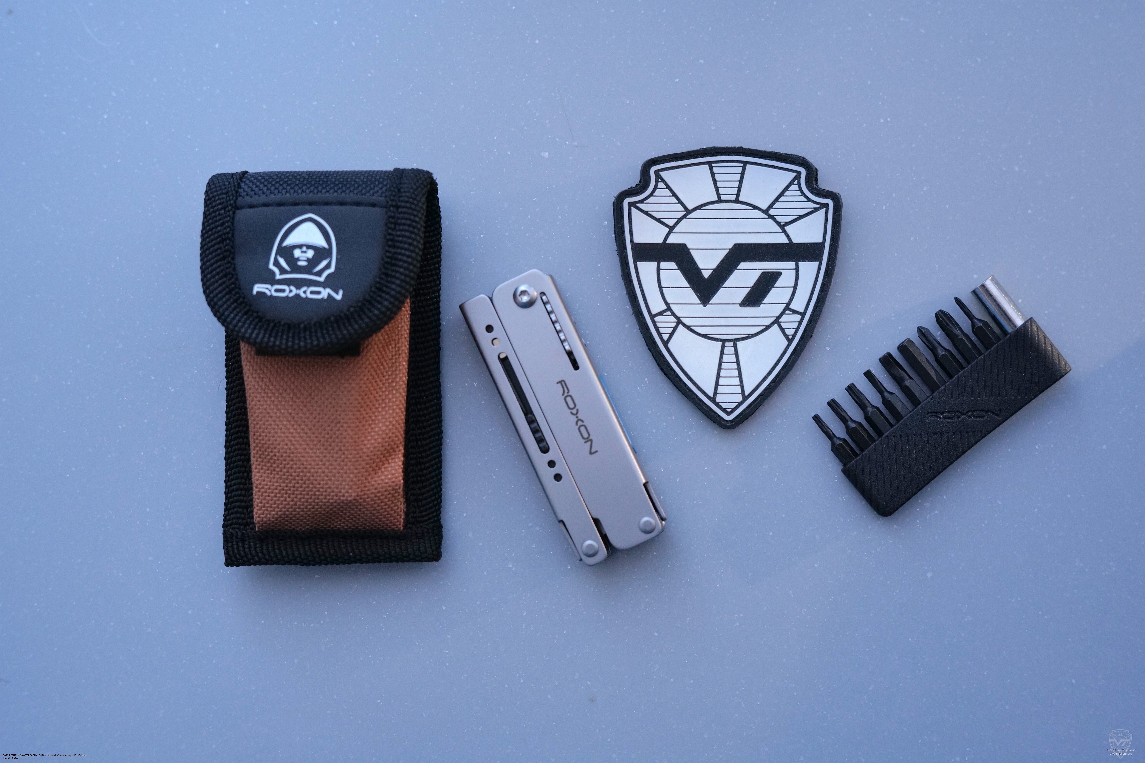 Комплектация мультитула Roxon Mini-M3. Roxon Mini-M3 Комплектация мультитула Roxon Mini-M3