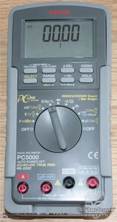 �������� ���������� � ������������ � ���������� SANWA PC5000