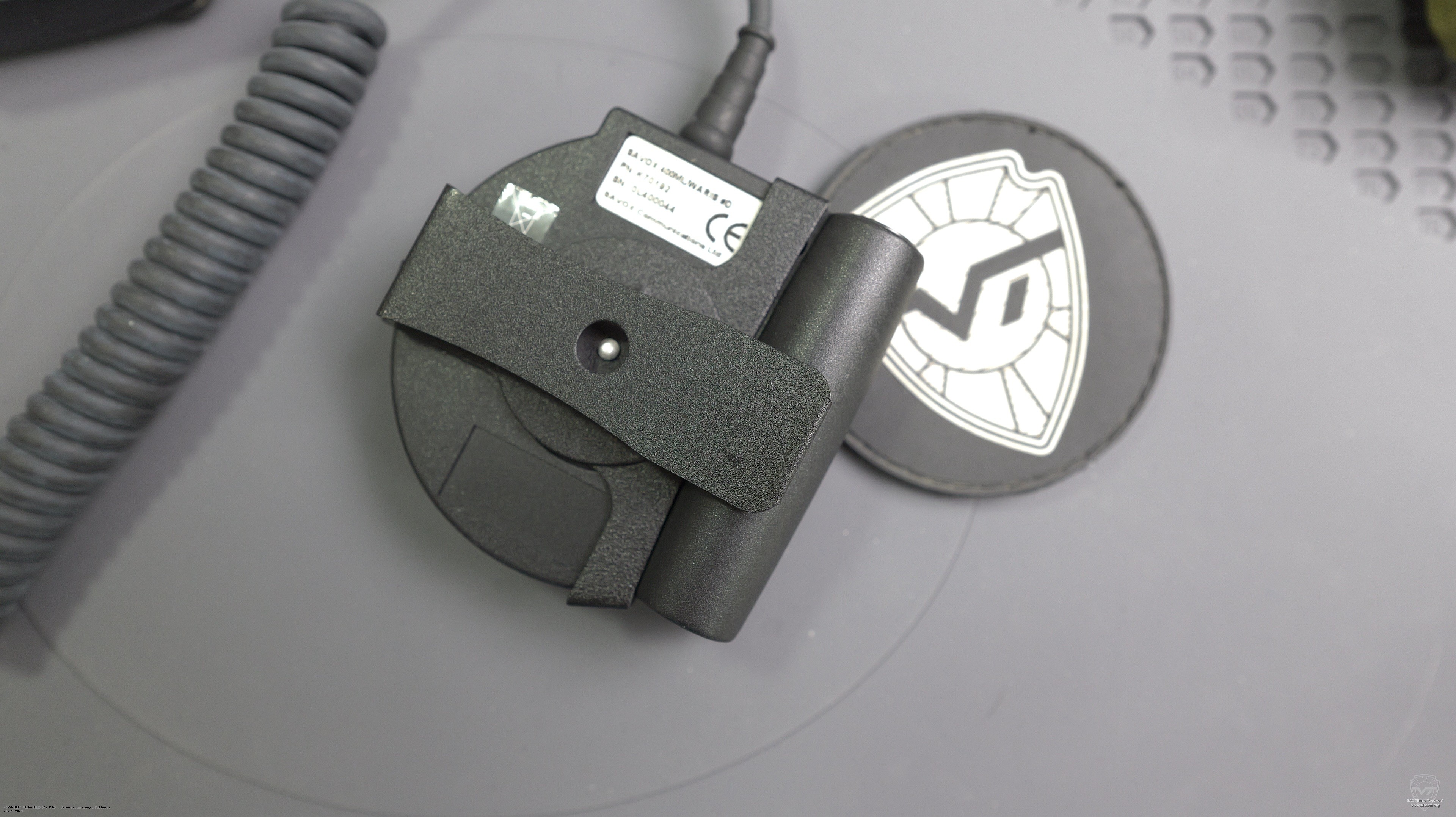 Вид гарнитуры Hytera POA63P-Ex сзади. Hytera POA63P-Ex Вид гарнитуры Hytera POA63P-Ex сзади