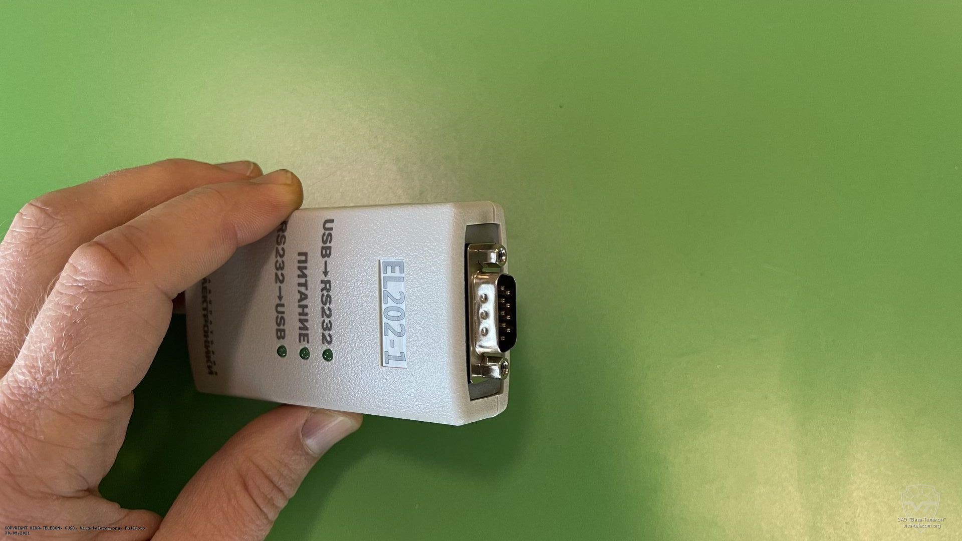 Порт RS232 преобразователя Сибконтакт EL202-1. Сибконтакт EL202-1 Порт RS232 преобразователя Сибконтакт EL202-1