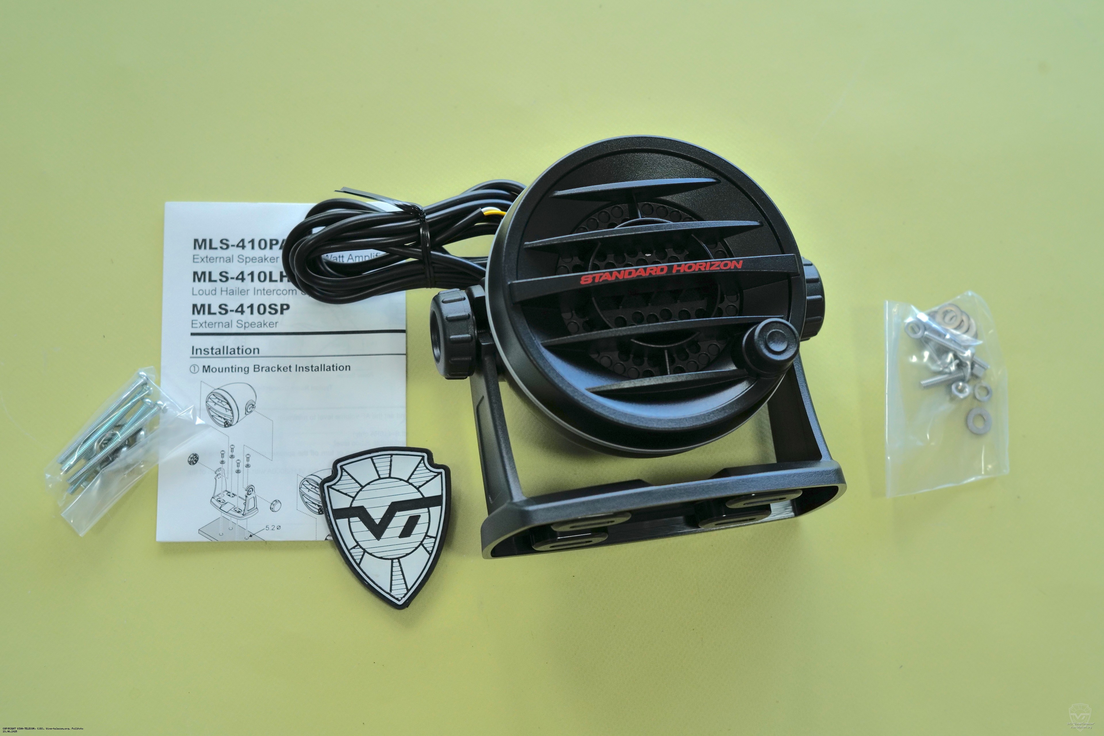 Комплектация динамика Standard Horizon MLS-410LH. Standard Horizon MLS-410LH Комплектация динамика Standard Horizon MLS-410LH