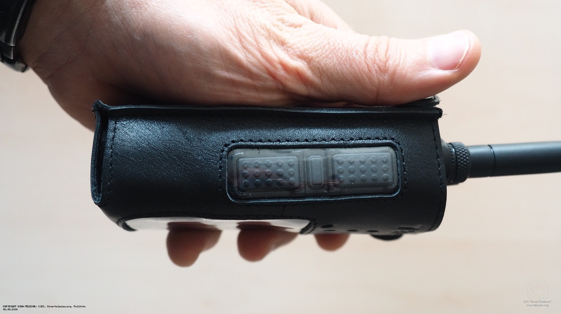 Вид чехла для Терек РК-322 со стороны кнопок передачи. Терек Ч-РК322 Вид чехла для Терек РК-322 со стороны кнопок передачи