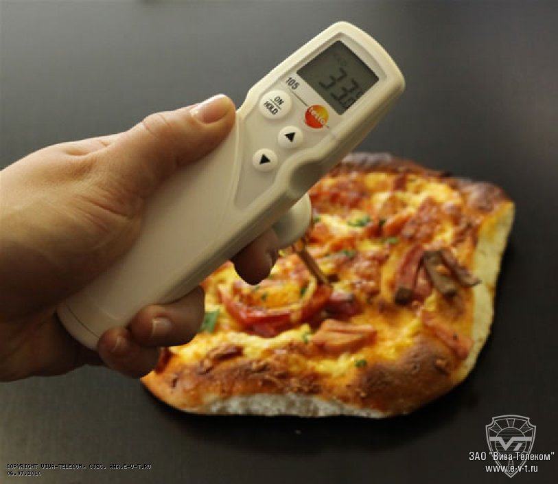 �������� ����������� ������� ��������� � ������� Testo 105