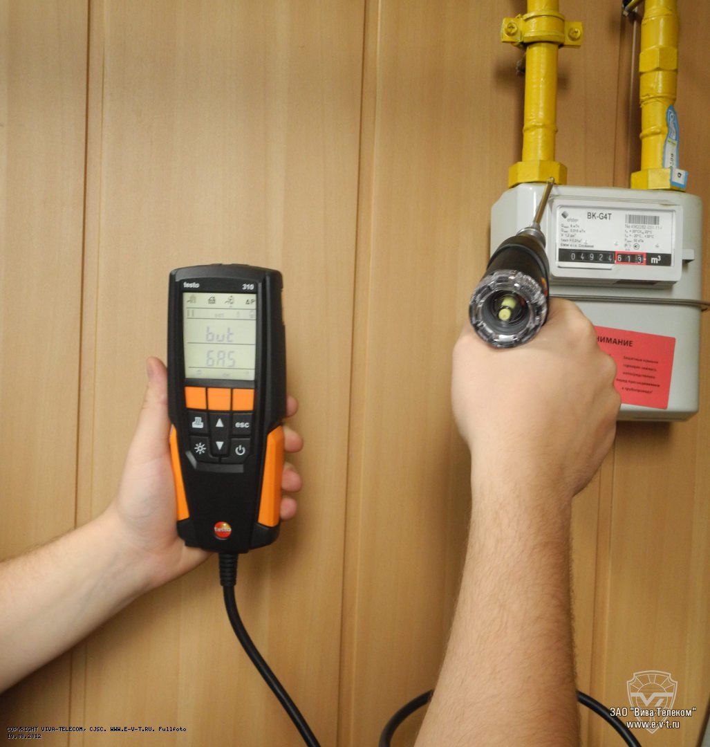 ������������ ������ ��������� � ������� ��������������� Testo 310