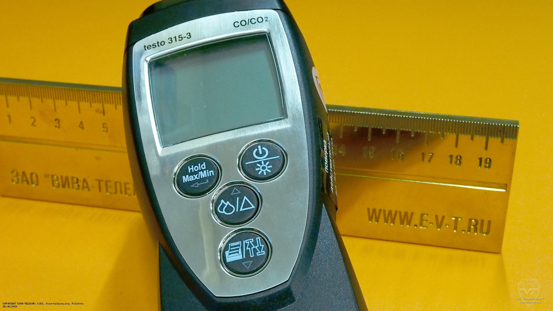 ������� ��� ������� � ������ ���������� Testo 315-3