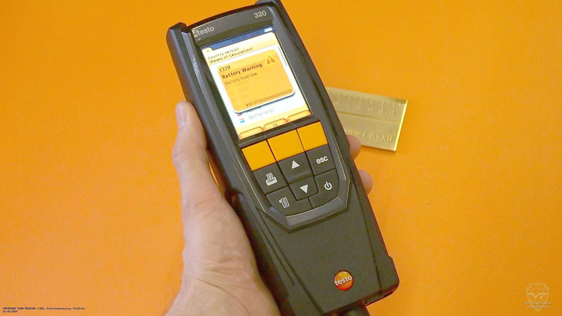 ���������� ������ Testo 320, � ����, �����