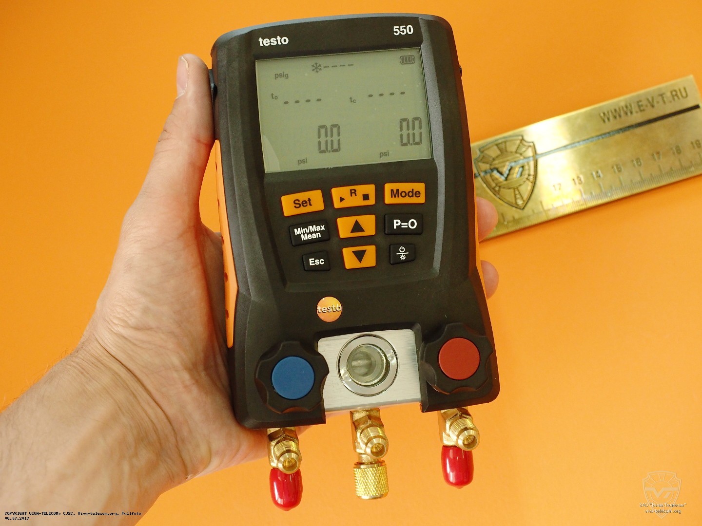 ������� ��� ��������� Testo 550 � ����