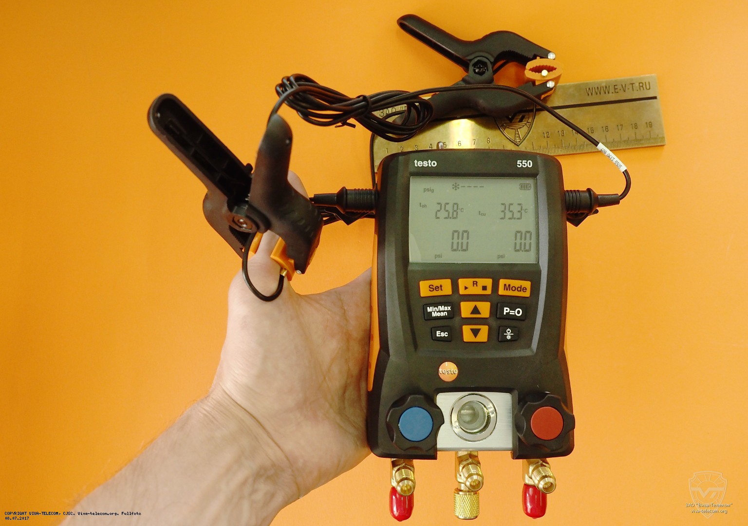 ������������ �����-������ � ��������� Testo 550