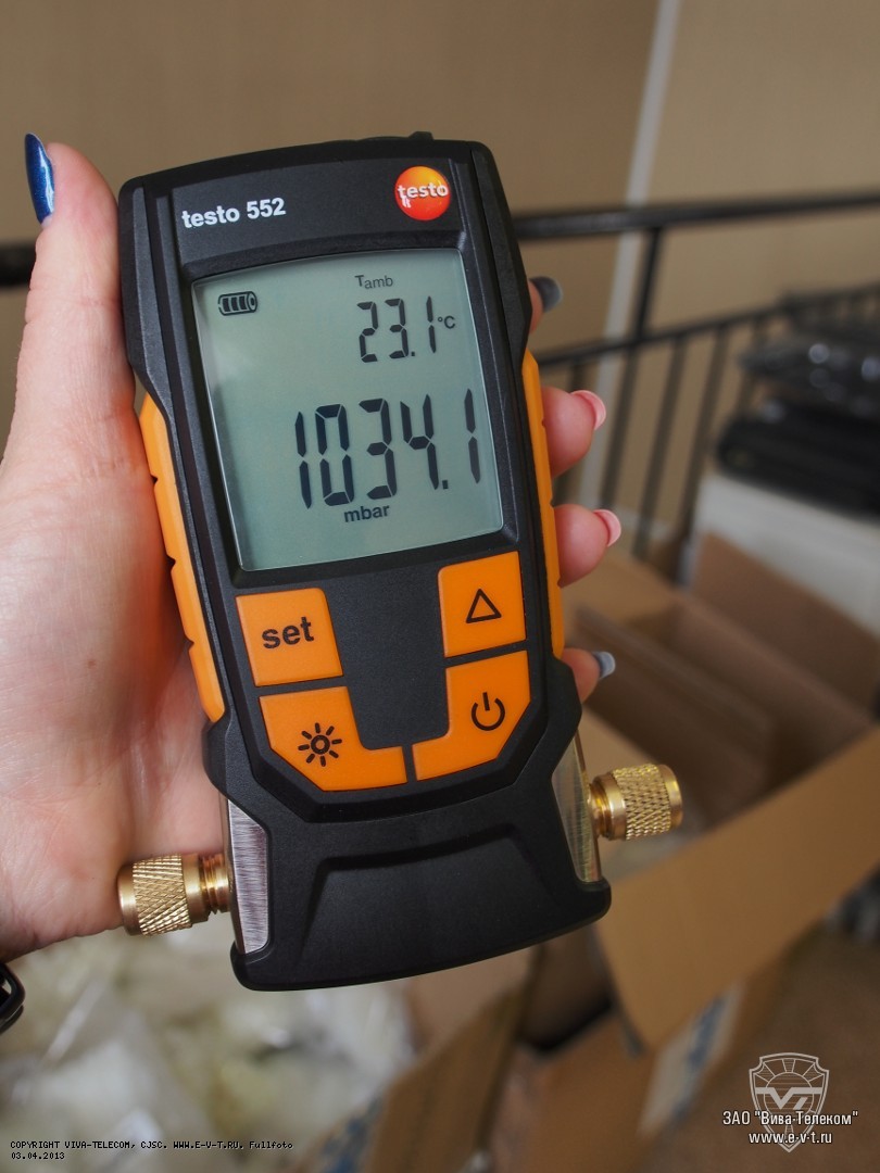 ���������� ������� Testo 552