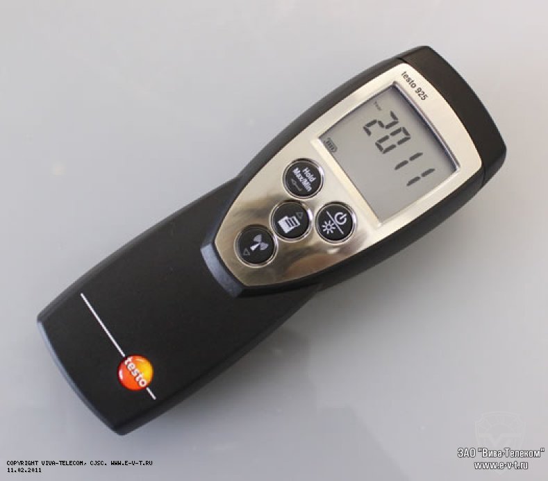 ���������� �����������, ��������� � ������ ������� ��������� - Testo 925