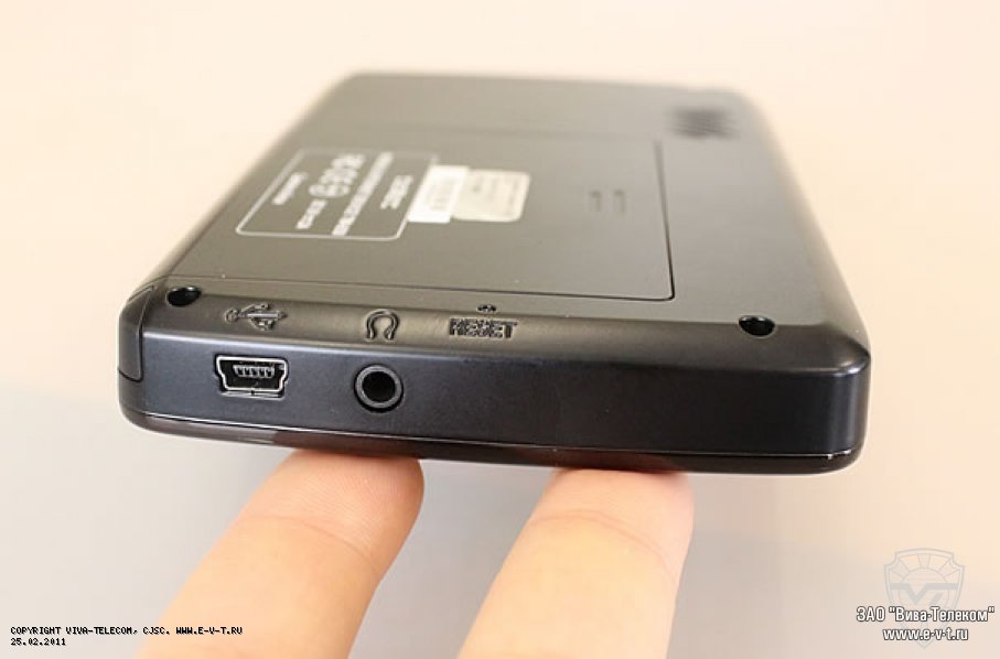 ������� GPS ���������� Texet TM-650