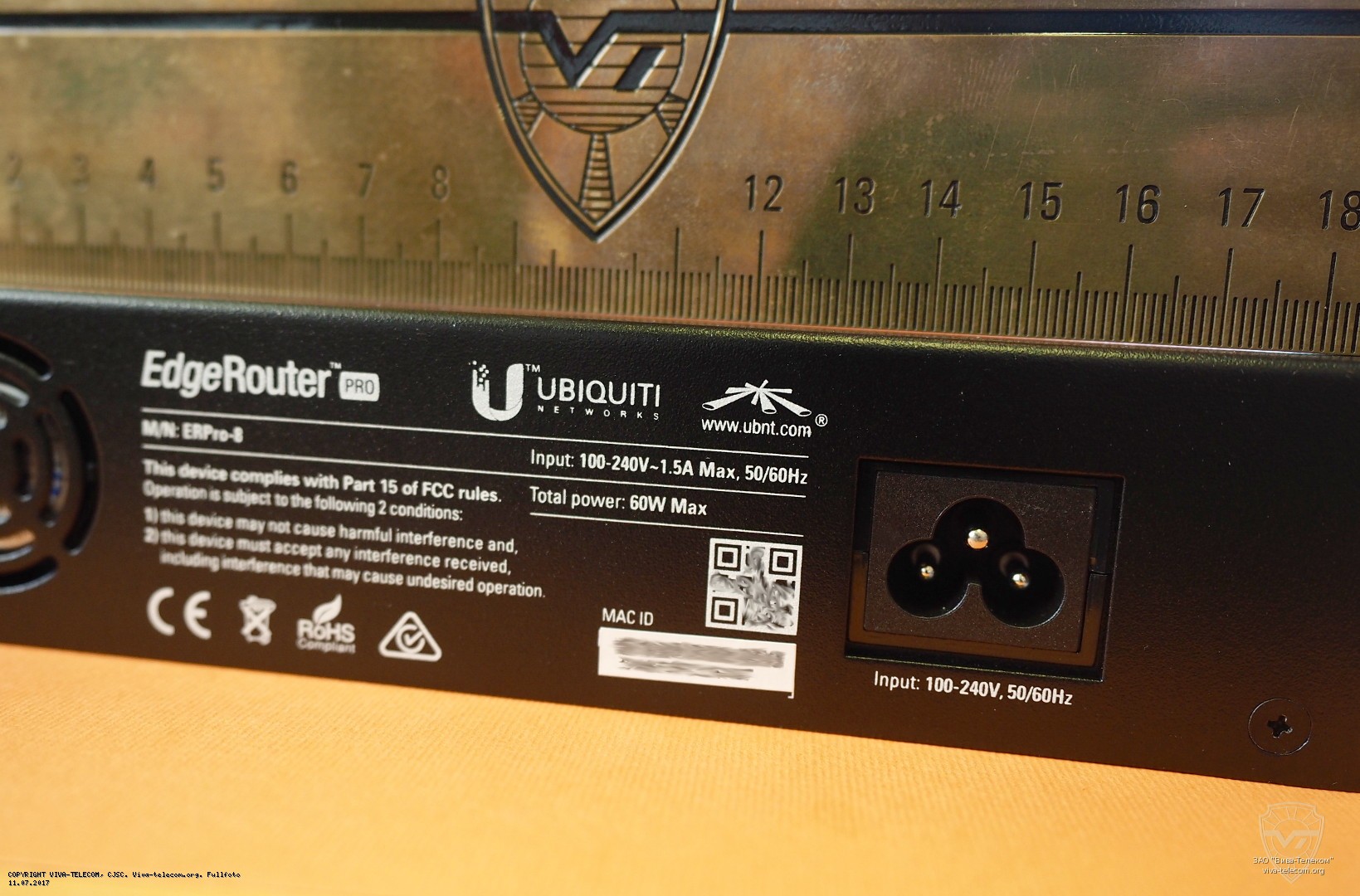 ������ �������������� �������������� Ubiquiti EdgeRouter Pro