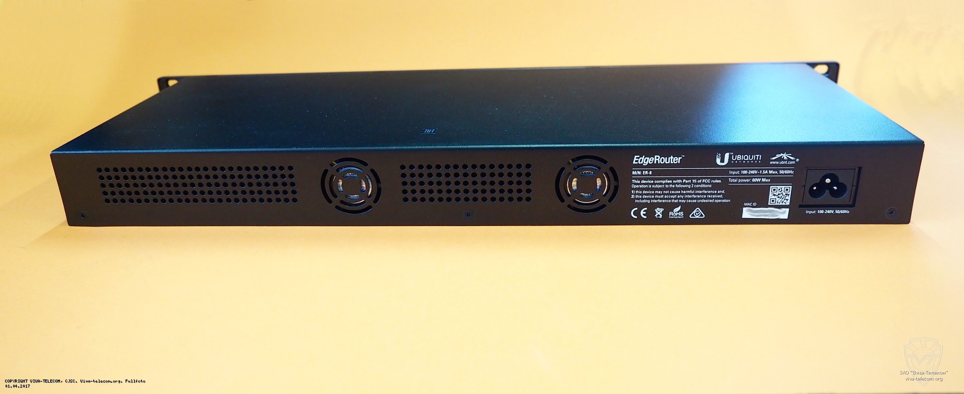 ������ ������ ������� �������������� Ubiquiti EdgeRouter