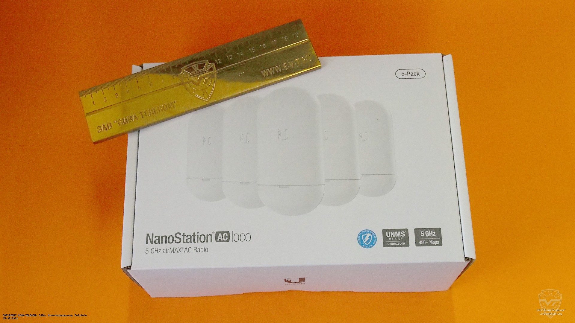 �������� �� 5 ����� ������� Ubiquiti NanoStation 5AC Loco (5-pack)