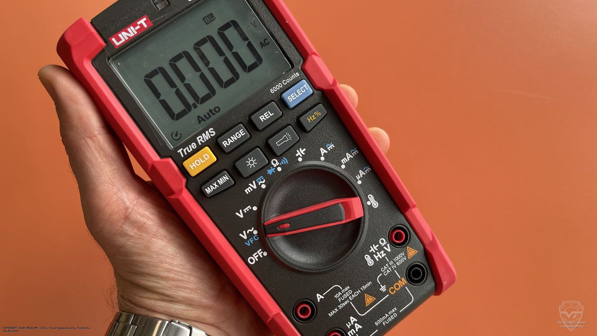 ���������� ������� ����������� UNI-T UT17B Pro