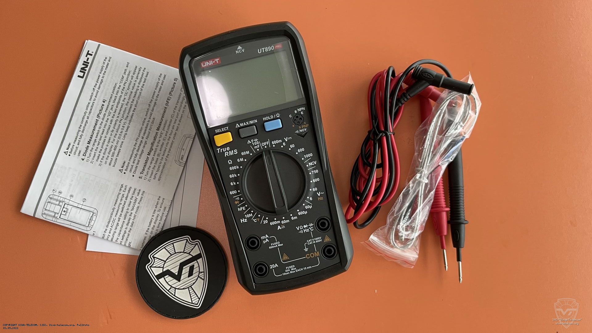 ������������ ����������� UNI-T UT890 Pro