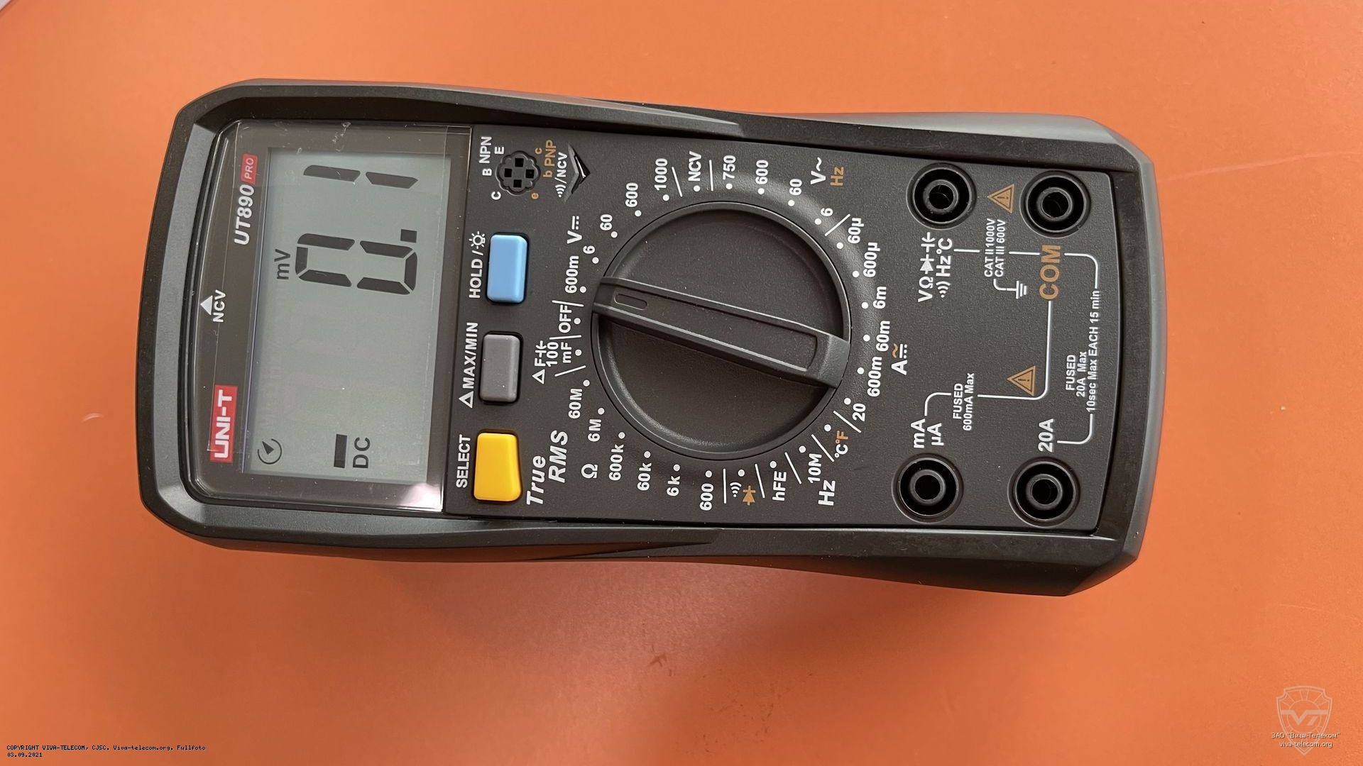 �������� ������ ����������� UNI-T UT890 Pro