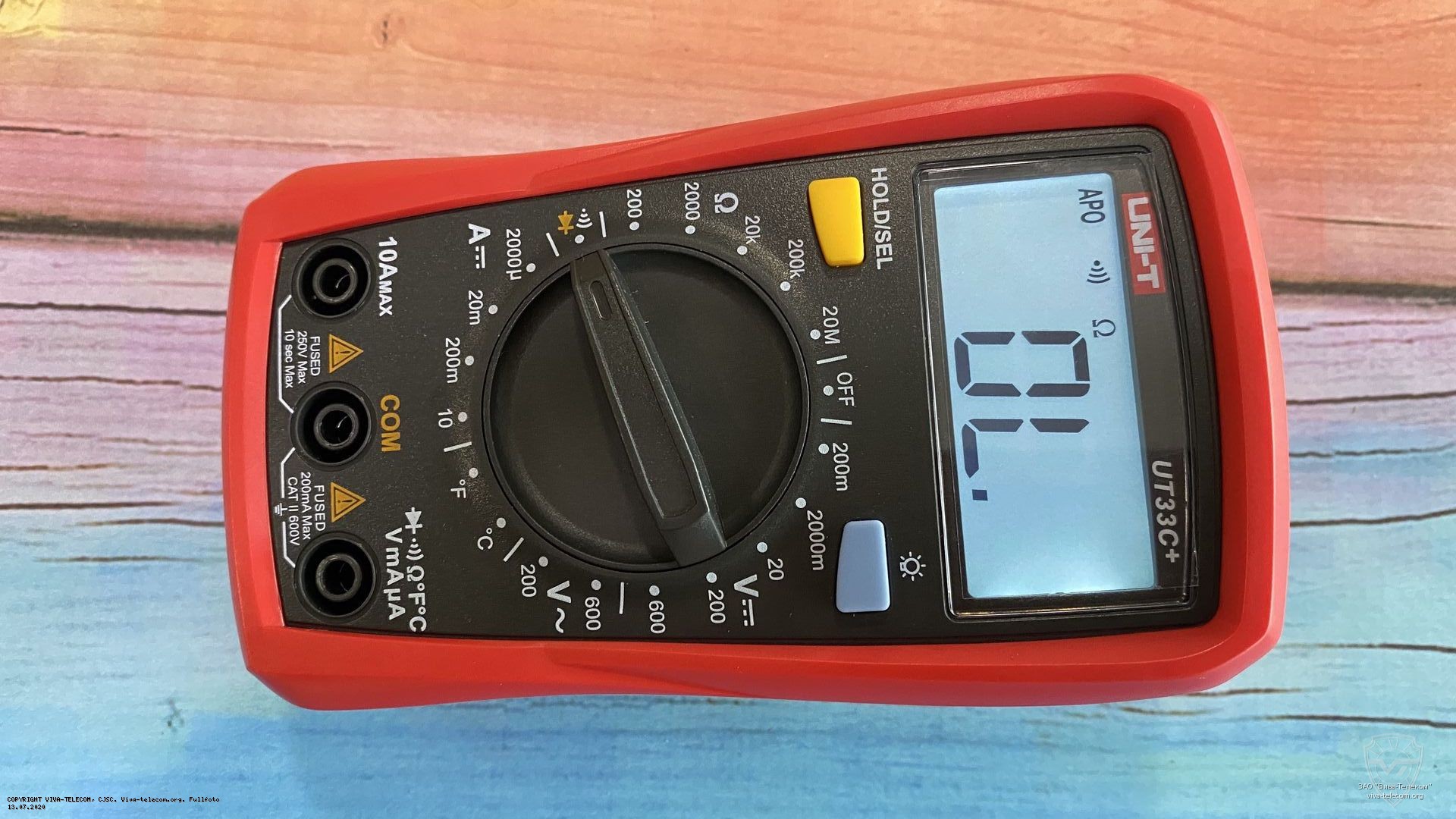 �������� ������ ����������� UNI-T UT33C+