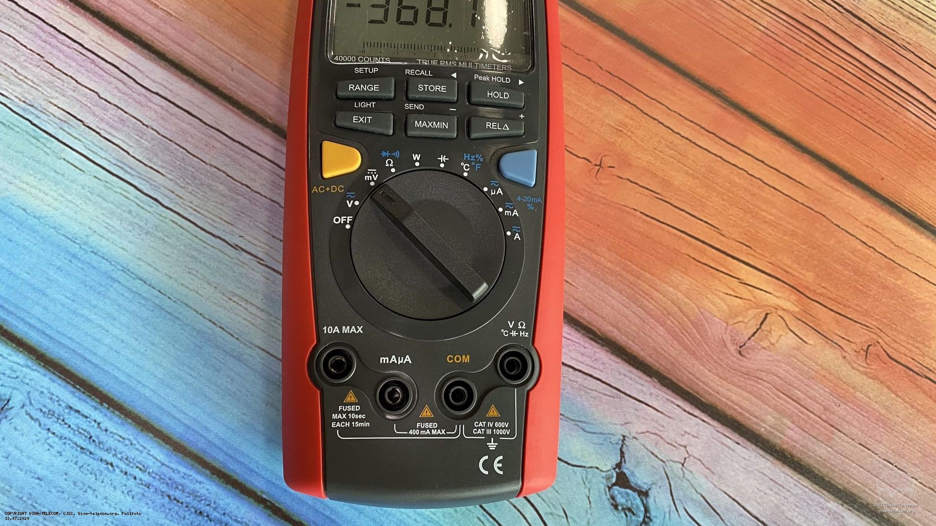 ������ ��������� ����������� UNI-T UT71E