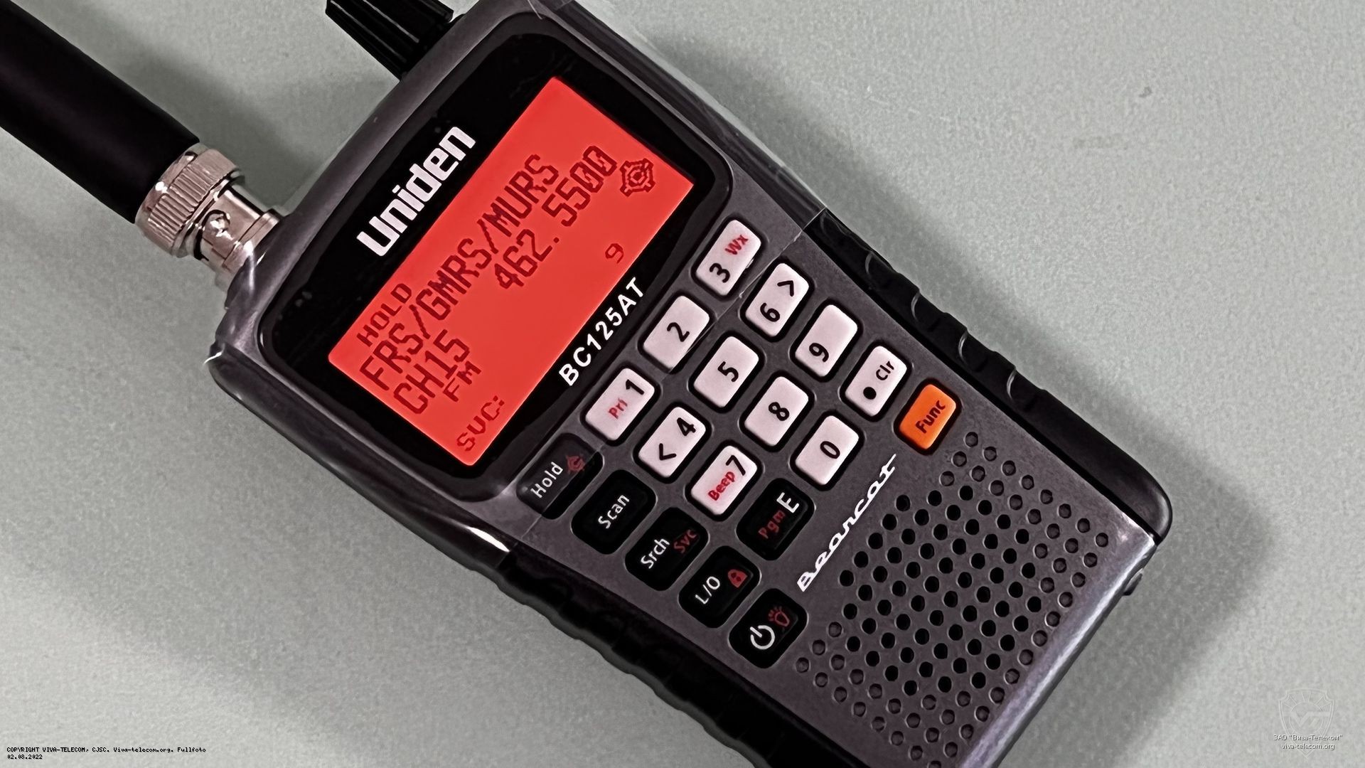 �������� ������ ��������� Uniden BC125AT