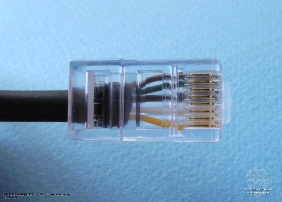 ������ RJ-45 ��� ������������ ����� ������������