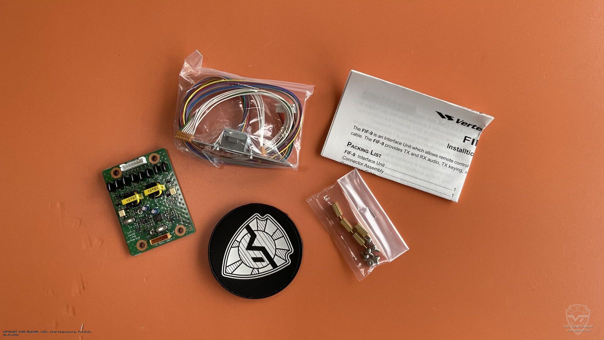 Комплектация интерфейса FIF-9. Vertex Standard FIF-9 Комплектация интерфейса FIF-9