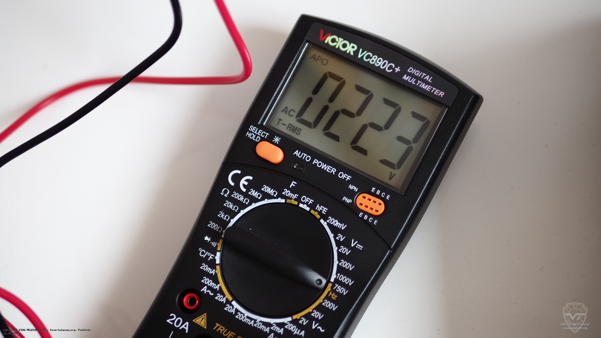 ��������� ����������� ���������� �������� Victor VC890C+