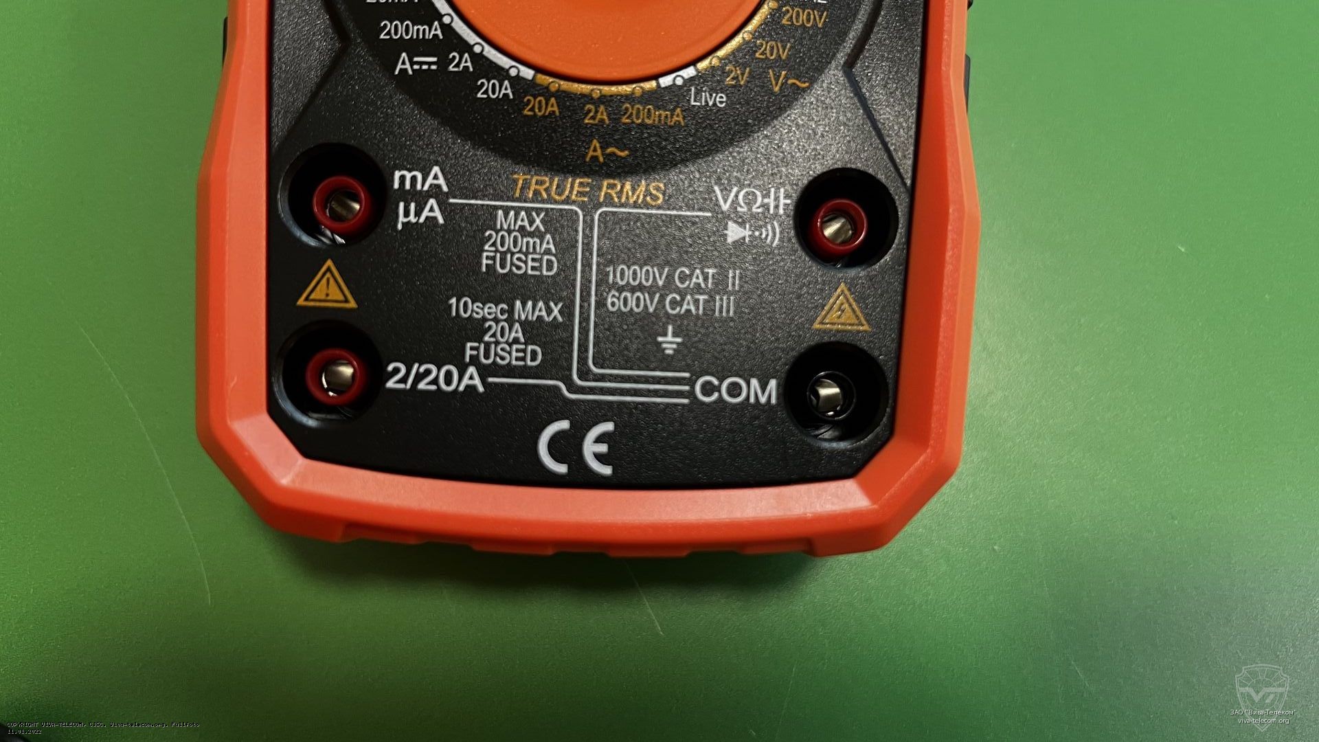 ������ ������������� ����� ����������� Victor VC9802A+