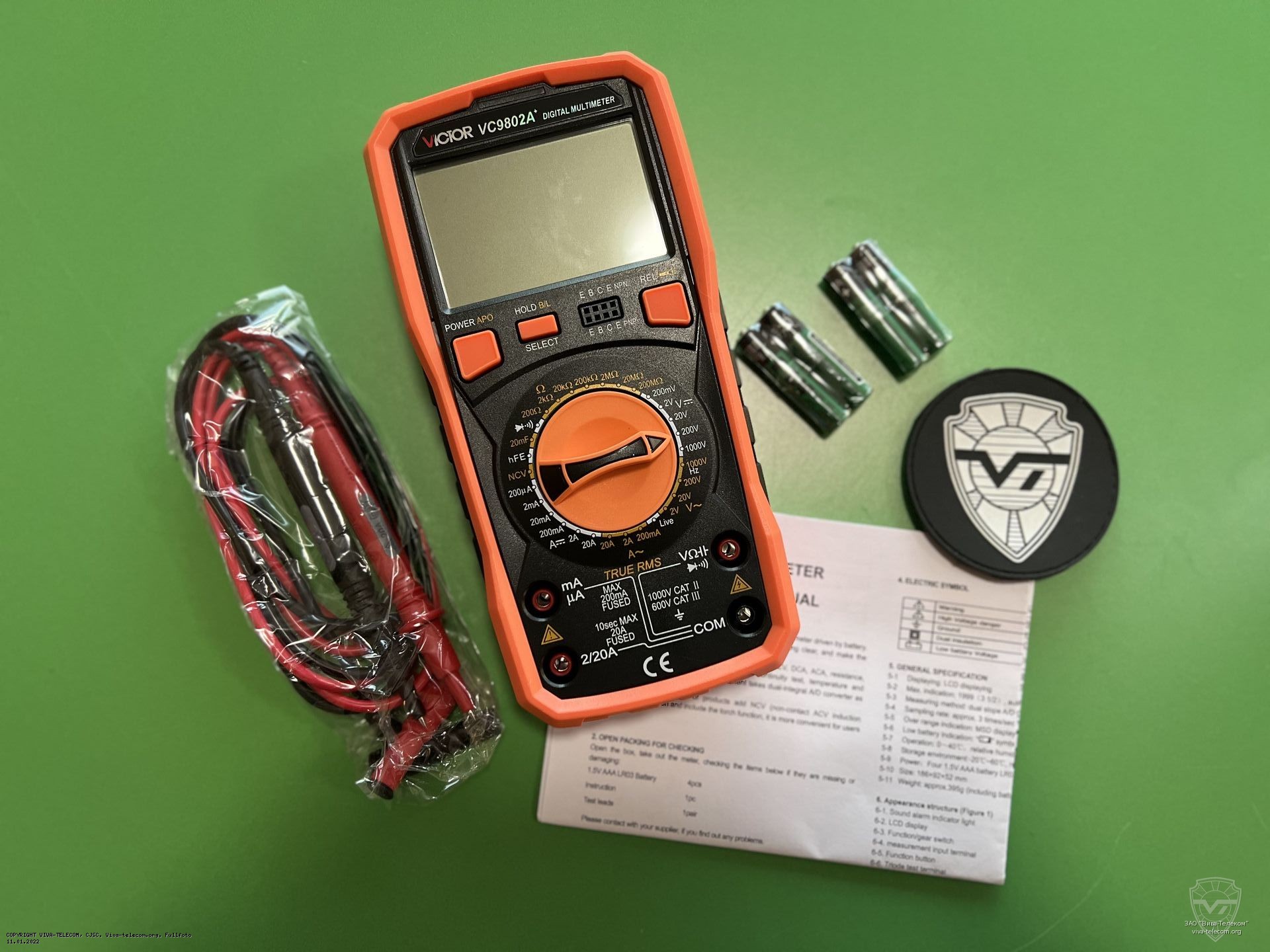 ������������ ����������� Victor VC9802A+