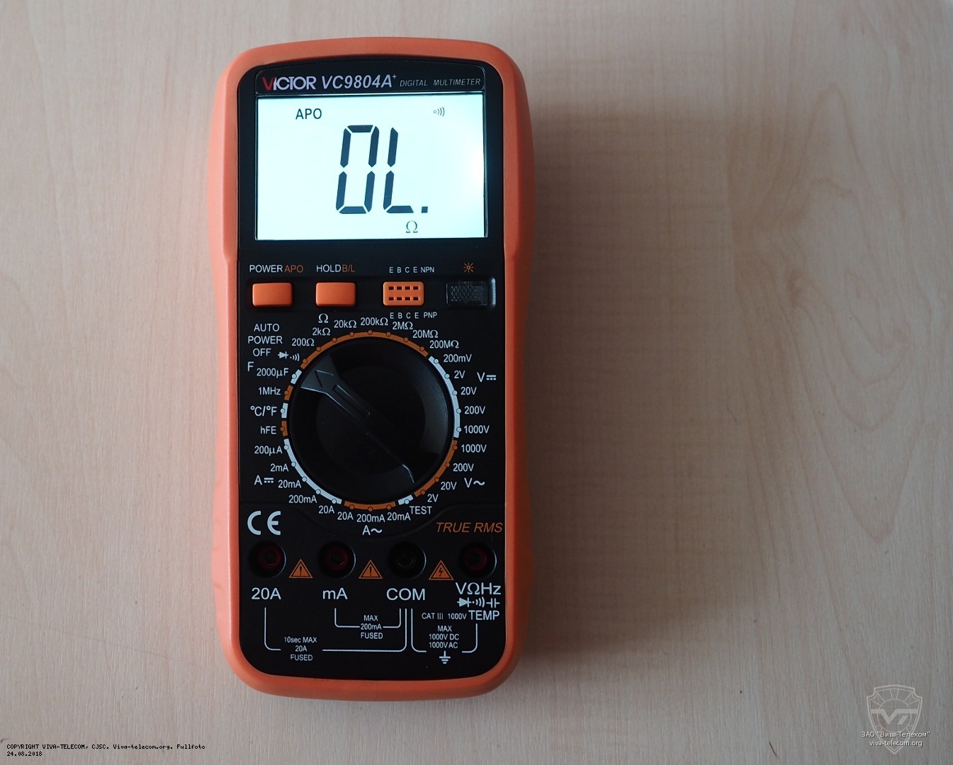 �������� ������ ����������� Victor VC9804A+