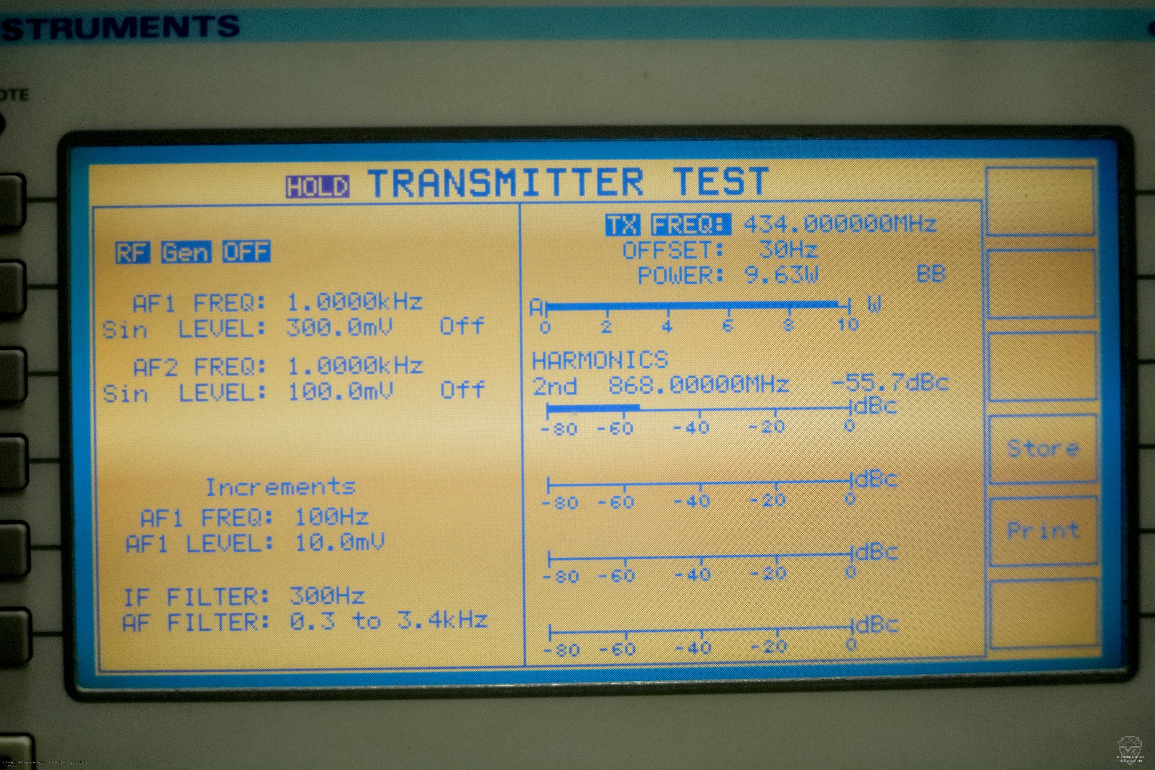 Полная мощность рации Vostok ST-103 на 434 МГц. Vostok ST-103 Полная мощность рации Vostok ST-103 на 434 МГц