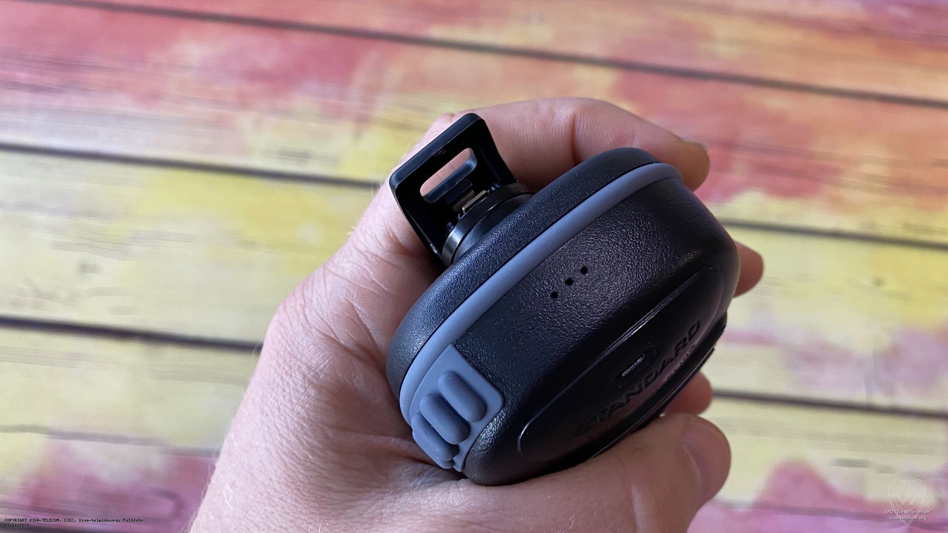 Вид сверху спикер-микрофона Yaesu CMP-460. Yaesu CMP-460 Вид сверху спикер-микрофона Yaesu CMP-460