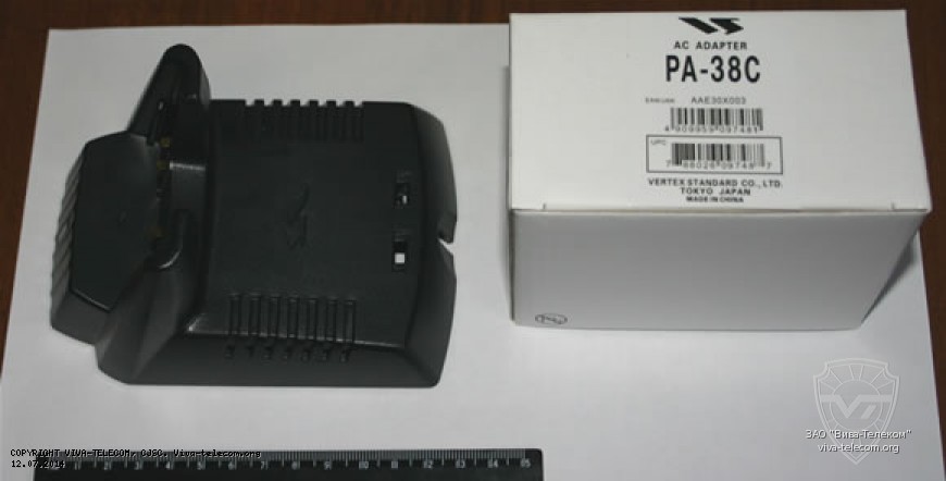 Зарядное устройство VAC-10: стакан CD-30 и сетевой адаптер PA-38 C. Vertex Standard VAC-10 Зарядное устройство VAC-10: стакан CD-30 и сетевой адаптер PA-38 C