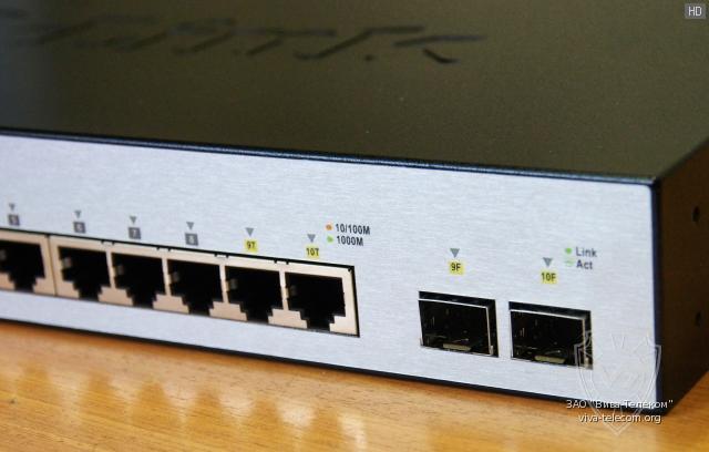 ������� ����� ����������� D-Link DGS-1210-10P